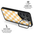 Yellow and White Checkerboard Galaxy S24 Plus Kickstand Case